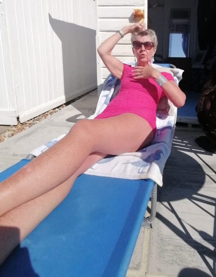 Spicer dubbed the £15,000 beach hut she bought her 'mermaid haven'