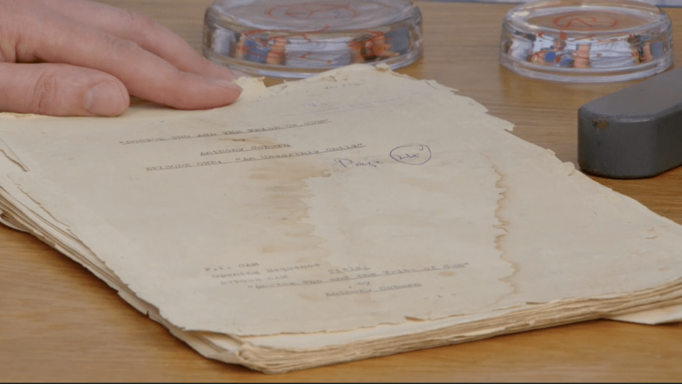 The man was given the script by his late grandfather