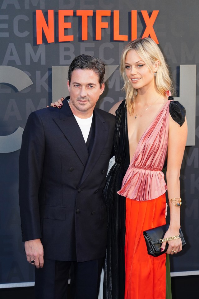 David's best mate Dave Gardner attended with his girlfriend Jessica Clarke