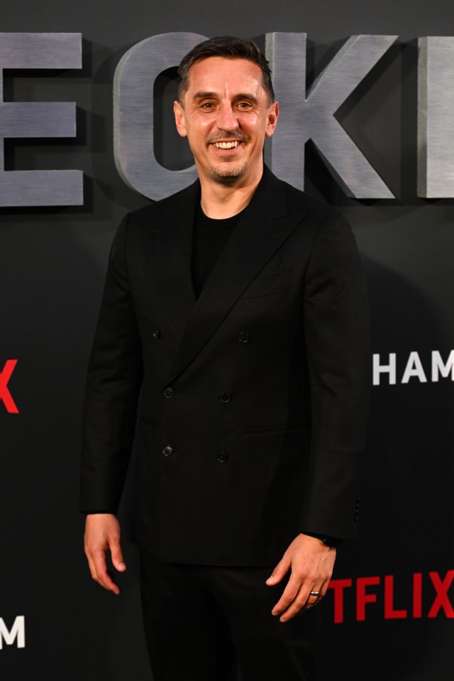 Gary Neville stepped out to show his pal some support