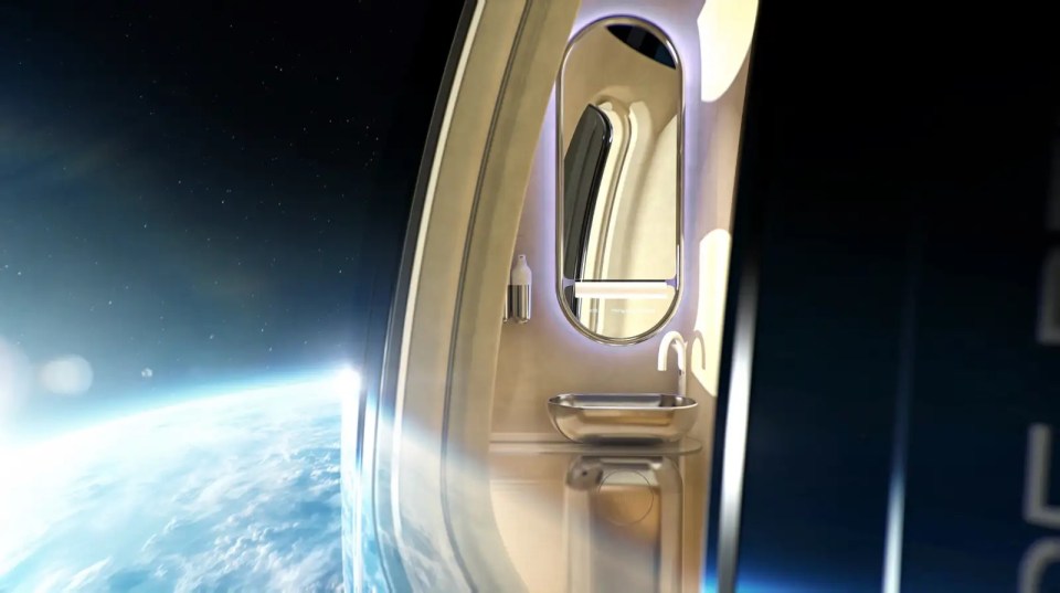 The toilet onboard the Neptune offers tourists an opportunity to catch a solo glimpse of planet Earth soaking in the views in solitude
