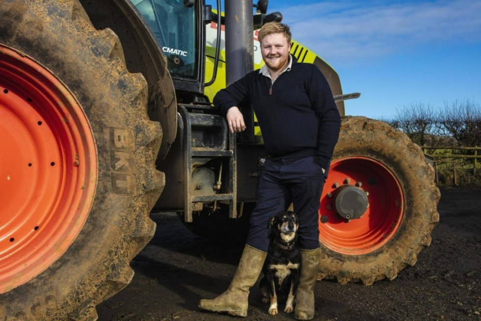 Clarkson's Farm star Kaleb Cooper was forced to dash home in a panic after a fireball explosion near his land