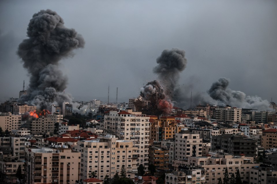 Israel is now pounding Gaza City from above to root out Deif's militants