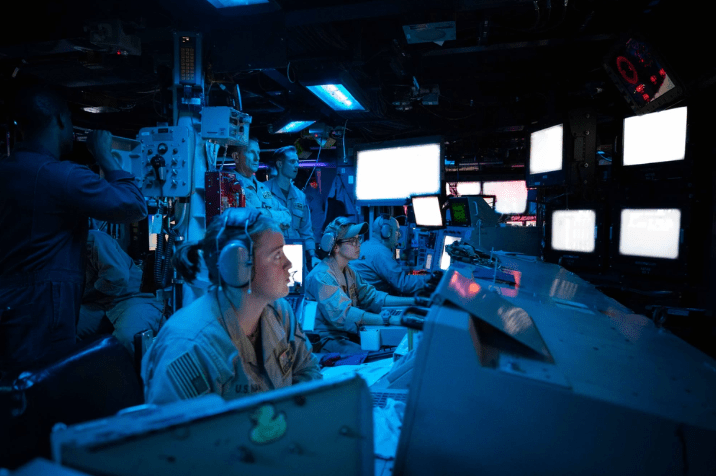 The shots were believed to be America's first in defence of Israel as the country's war against Hamas deepens