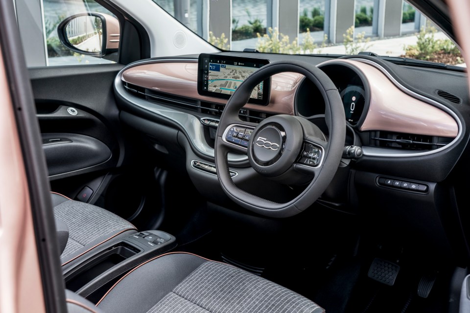 The electric model is bigger and much plusher inside than the petrol version