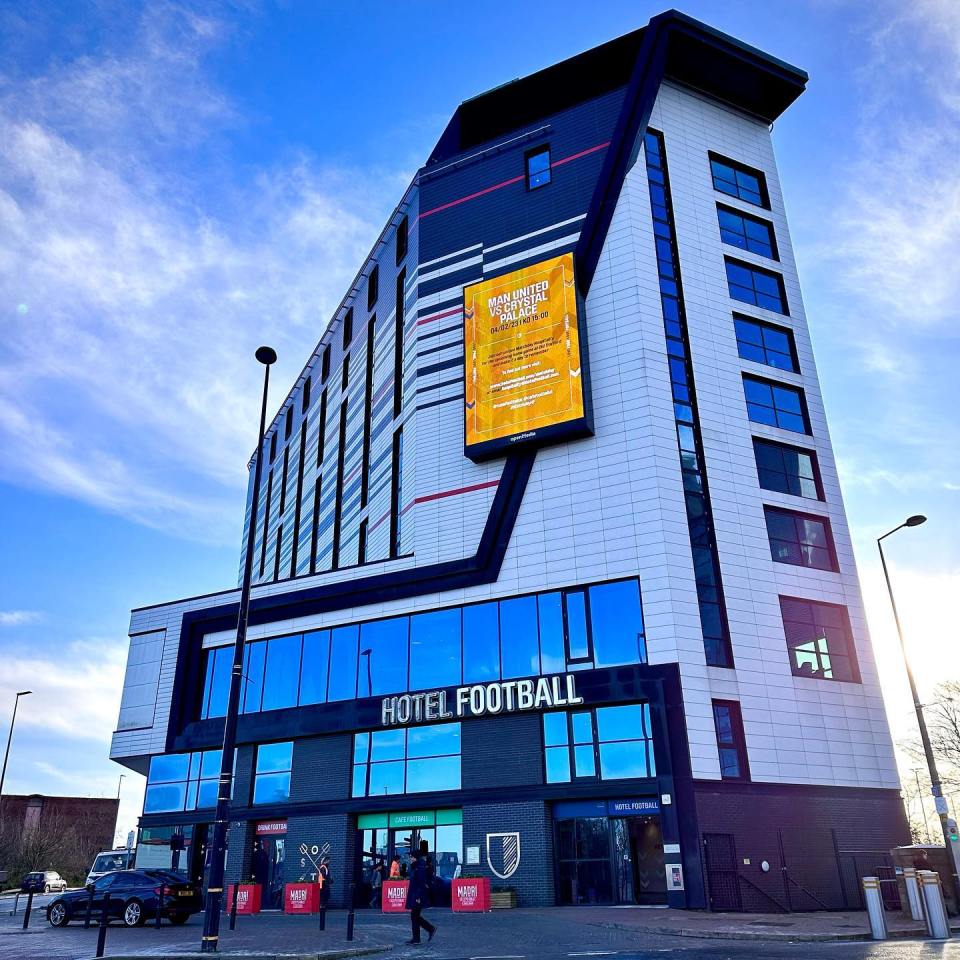 Hotel Football is a four-star hotel owned by Man Utd legends