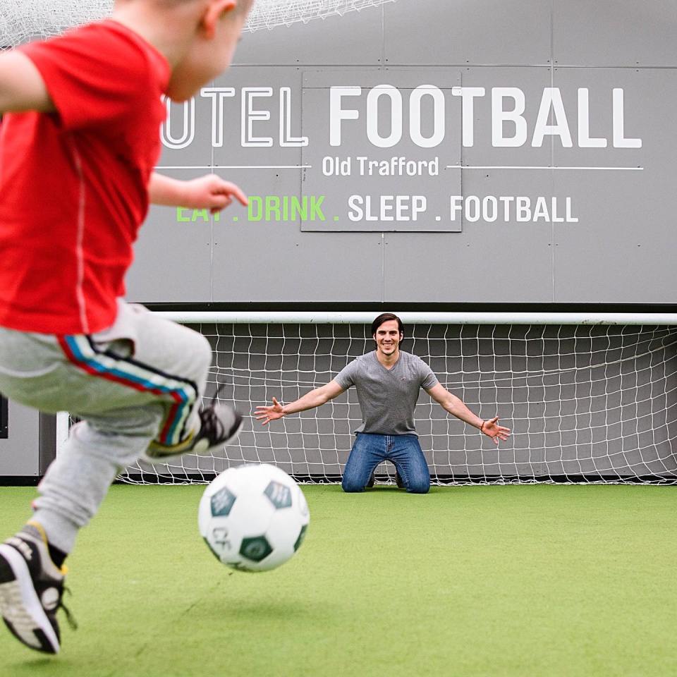 A five-a-side pitch can be found on the hotel's roof
