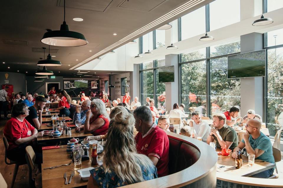 Cafe Football brings in punters on match days