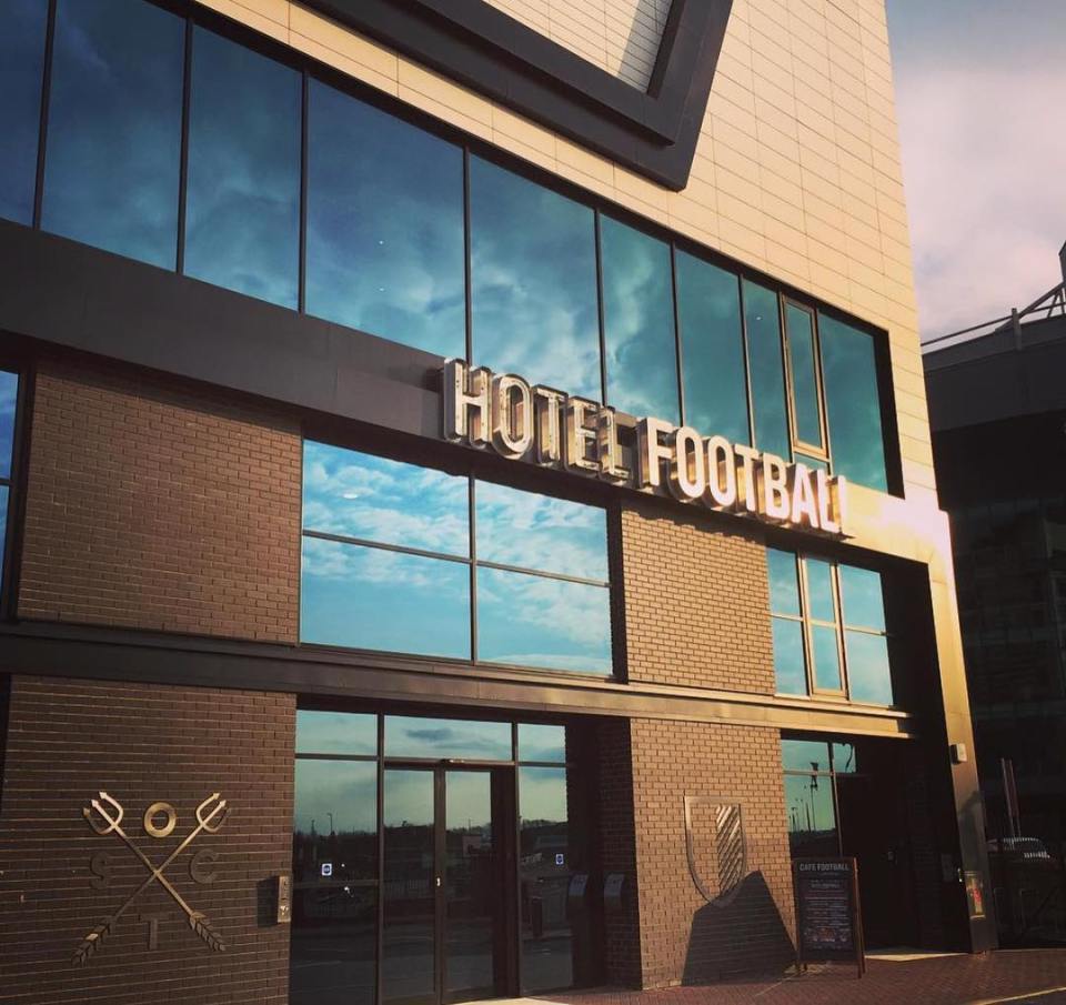 Some eight years since opening, Hotel Football is finally turning over a profit