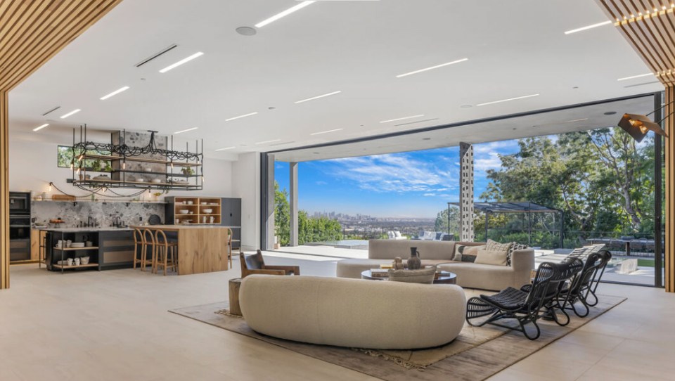There is an open living space