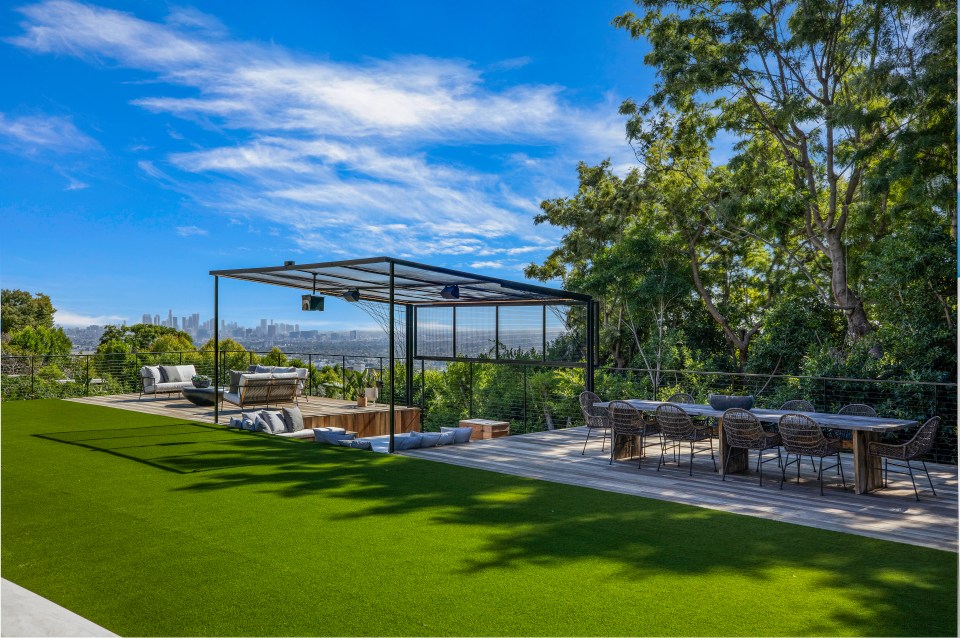 It has its own putting green in the garden