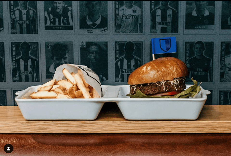 Tasty burgers can be ordered