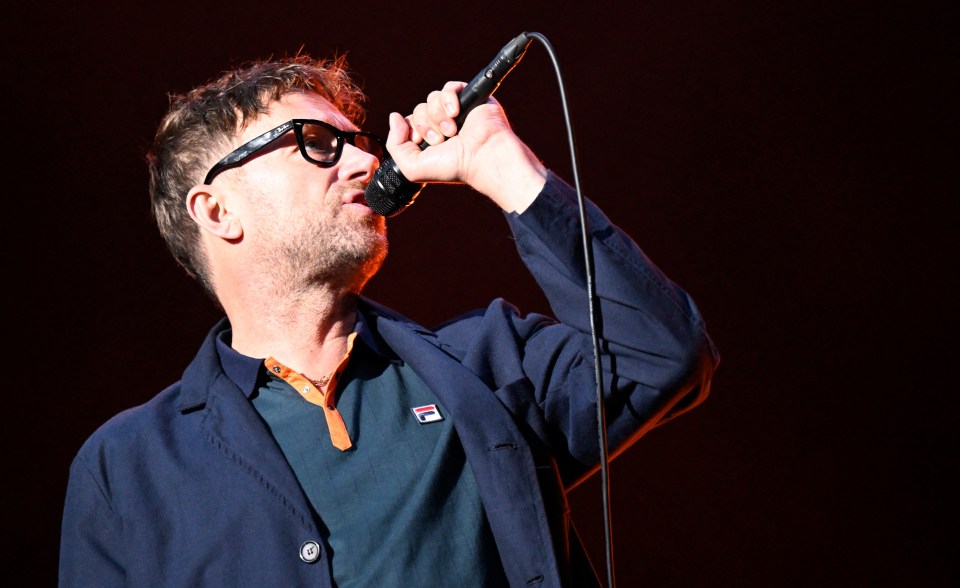 James says Damon Albarn made sure he was cut out of a backstage photo