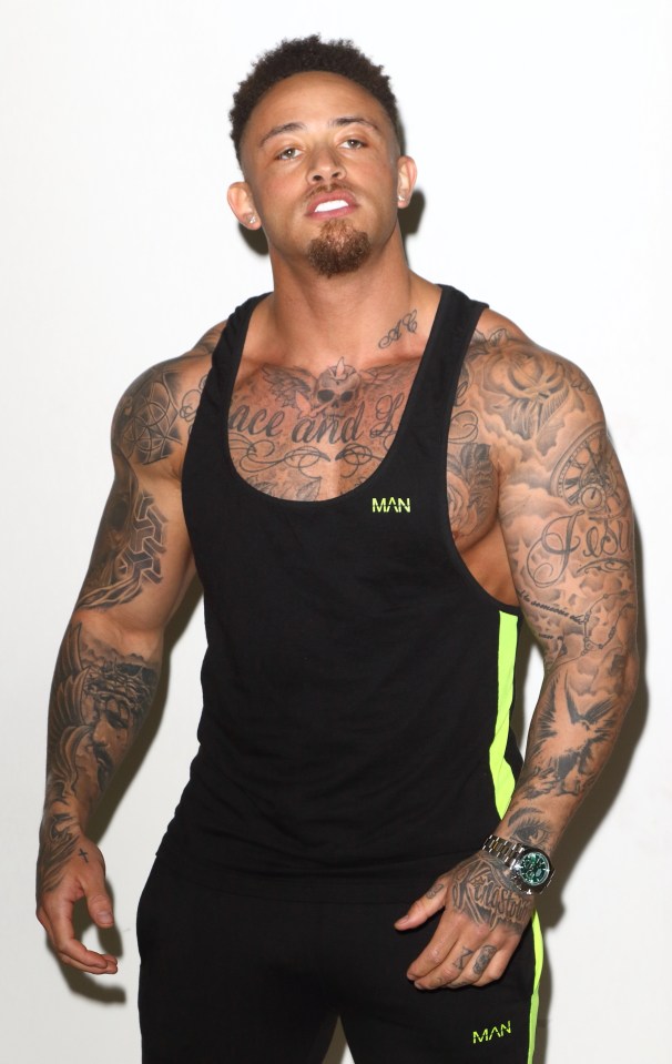 Ashley Cain attends press launch of The Challenge: War Of The Worlds at MTV HQ