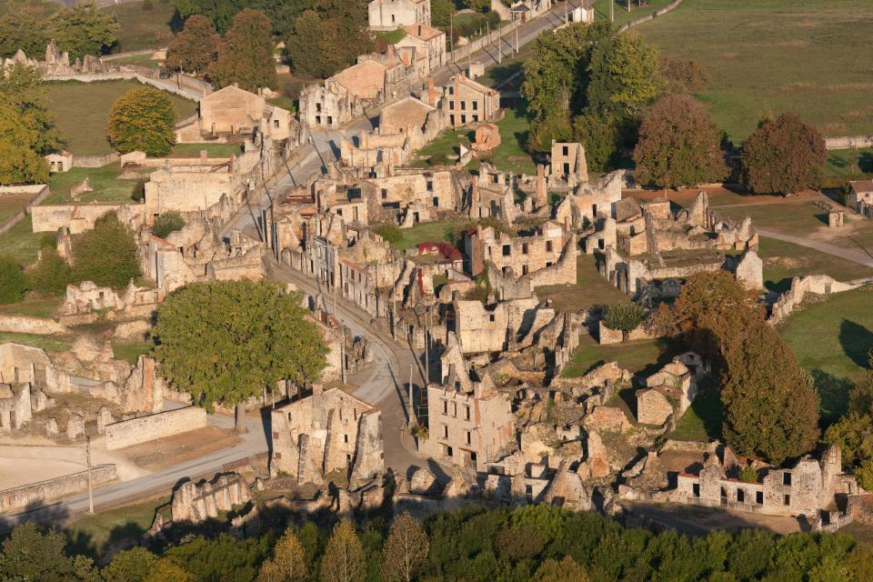 Almost 80 years later, Oradour-sur-Glane has practically remained untouched