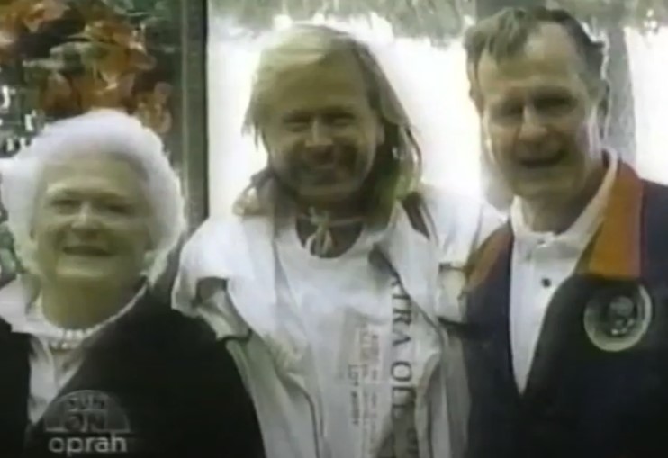 Peter Nygard with George and Barbara Bush