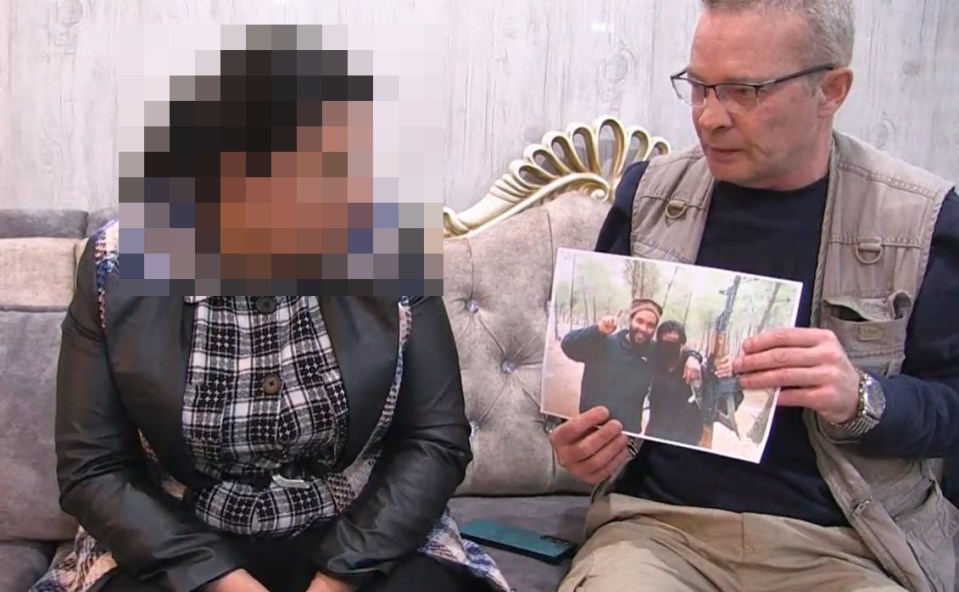 Alan Duncan, who has spent years investigating ISIS's crimes, pictured with Lina
