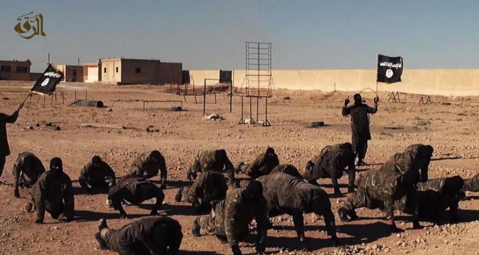 Graduation of new fighters from ISIS camps in Syria
