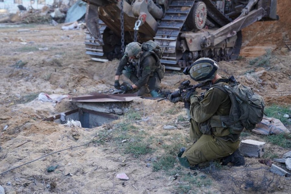 Israel has been working to destroy the underground tunnels