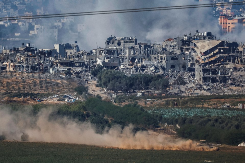 The rubble and ruin of northern Gaza as Israel ploughs on with its ground operations and aerial bombardment