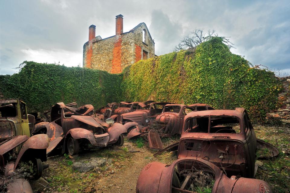The town has remained untouched since Nazi's massacred its residents during World War Two on June 10, 1944