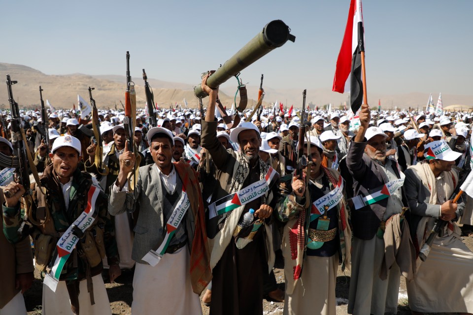 Houthi rebels have carried ut over 100 assaults on ships