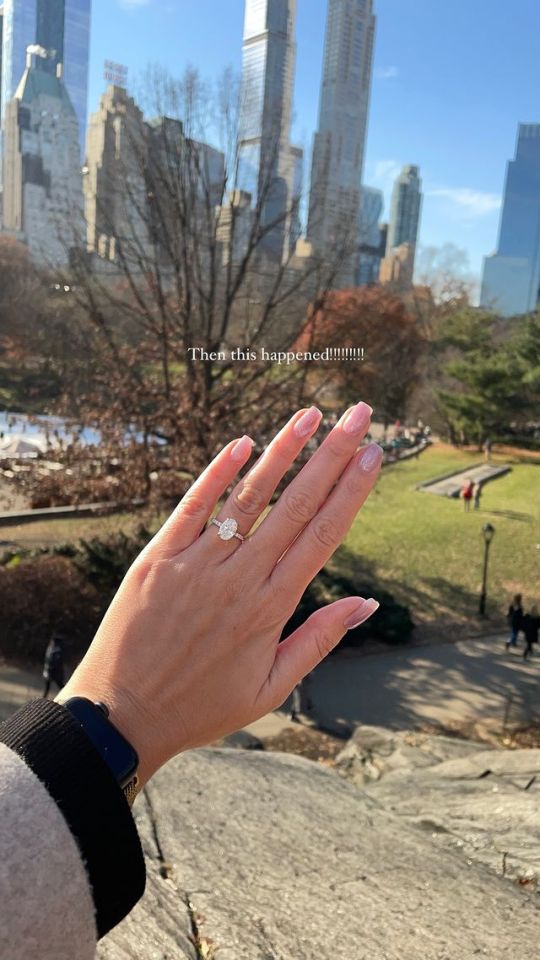 Connagh, who starred in the sixth series of Love Island, popped the question to health guru Beth in Central Park