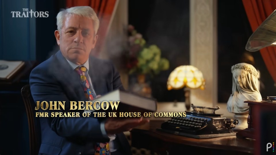 Former House Of Commons speaker John Bercow completes the UK division of the cast