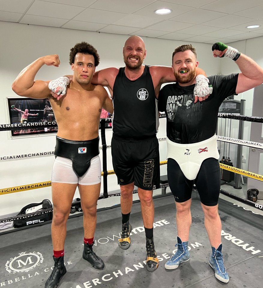 Fury has alreadt been sparring unbeaten stars Moses Itauma and Thomas Carty