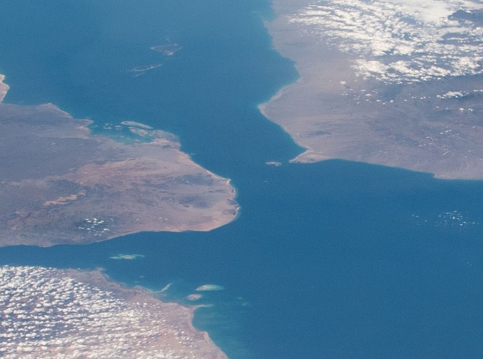 A vital shipping route passes through the Gate of Tears entrance to the Red Sea