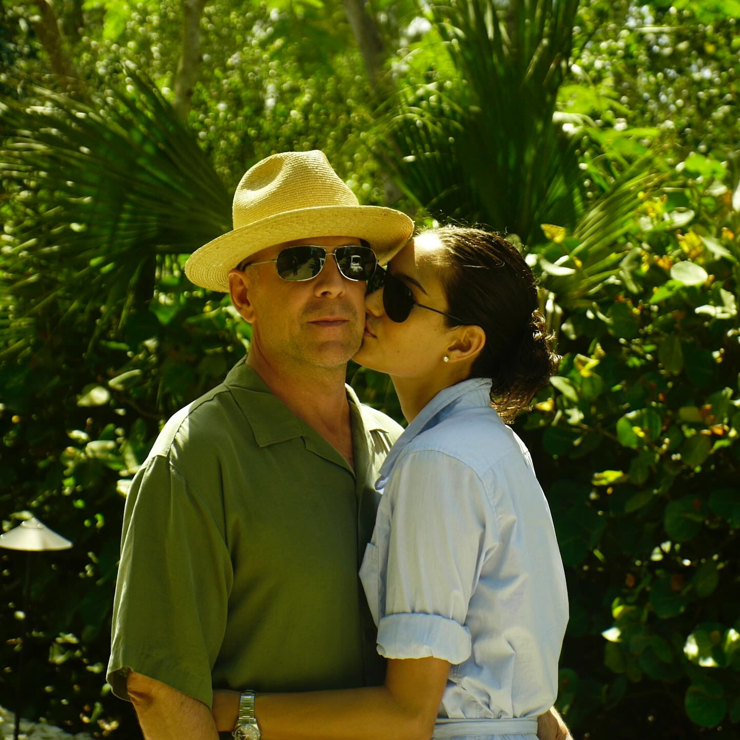 Bruce Willis’ wife shared intimate images on social media as she celebrated the important milestone