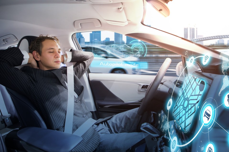 In a nutshell, self-driving cars have technology fitted that allows them to navigate and be aware of their environment without the need for a human driver
