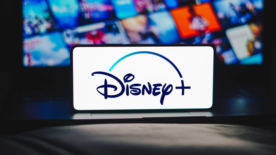 a laptop with the disney logo on it