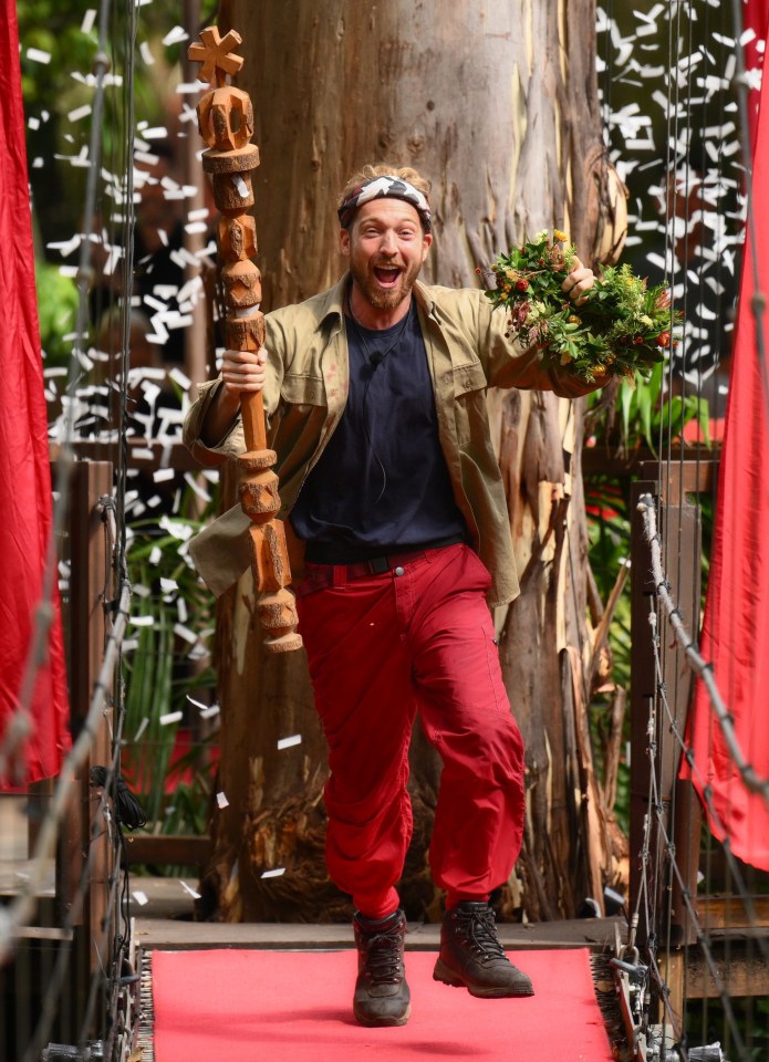 Sam Thompson is on course to bank his first million after being crowned King of the Jungle