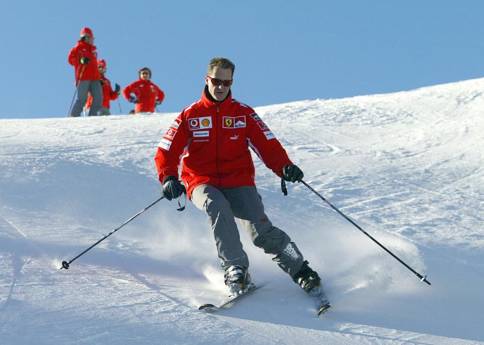 Michael was left in a coma for 250 days after the accident