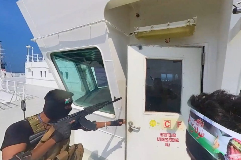 The Galaxy Leader ship was hijacked by the militia group on November 20