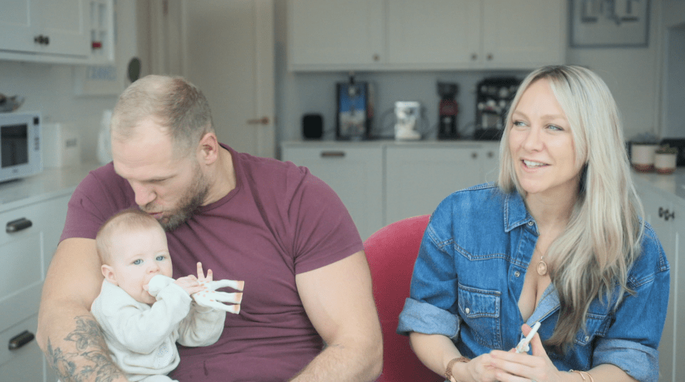 The star split from James Haskell