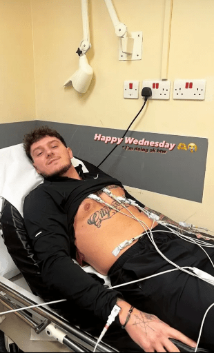 JJ Slater has been diagnosed with Type 1 diabetes after a hospital. dash earlier this month