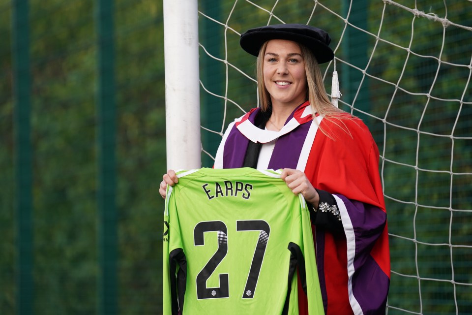 She recently received an honorary degree from Loughborough University