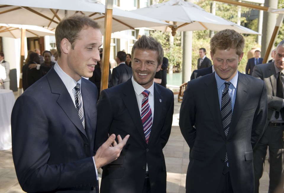 David and the royal family have enjoyed a close friendship for years