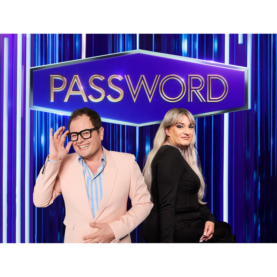 Chatty man Alan Carr and Daisy May Cooper are fronting Password ITV1
