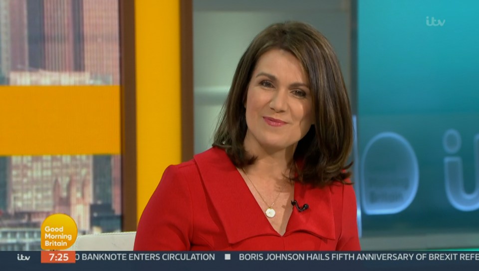 Last week, Susanna told how she was heading on her festive break