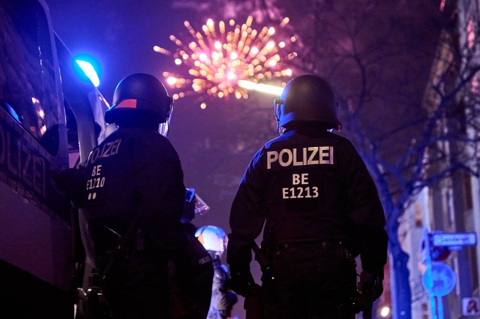 The New Year celebrations were marred last year in Berlin as both cops and firefighters were attacked with fireworks