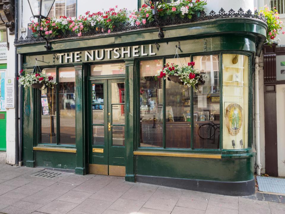 The town is home to the smallest pub in the United Kingdom
