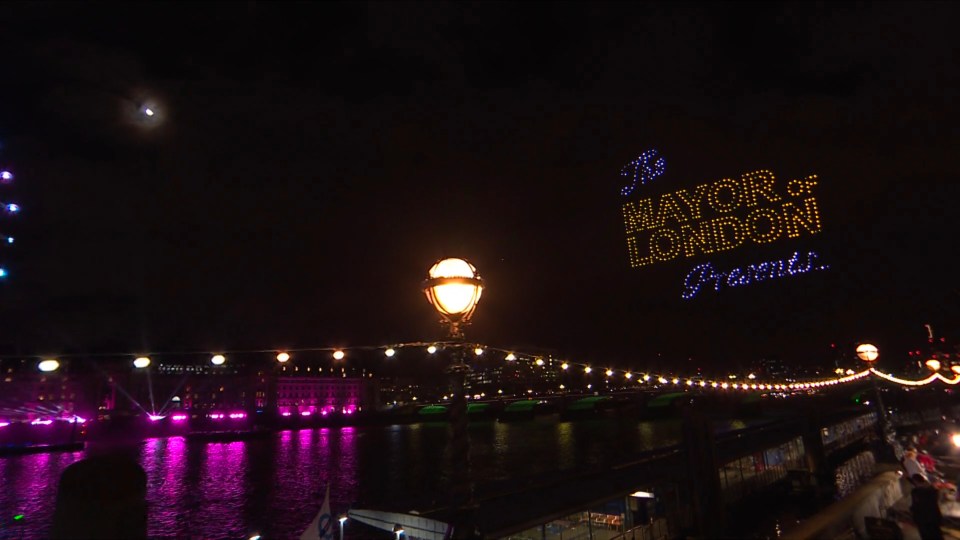 Sadiq Khan put his name up in lights at the firework display murdered Harry had gone to watch