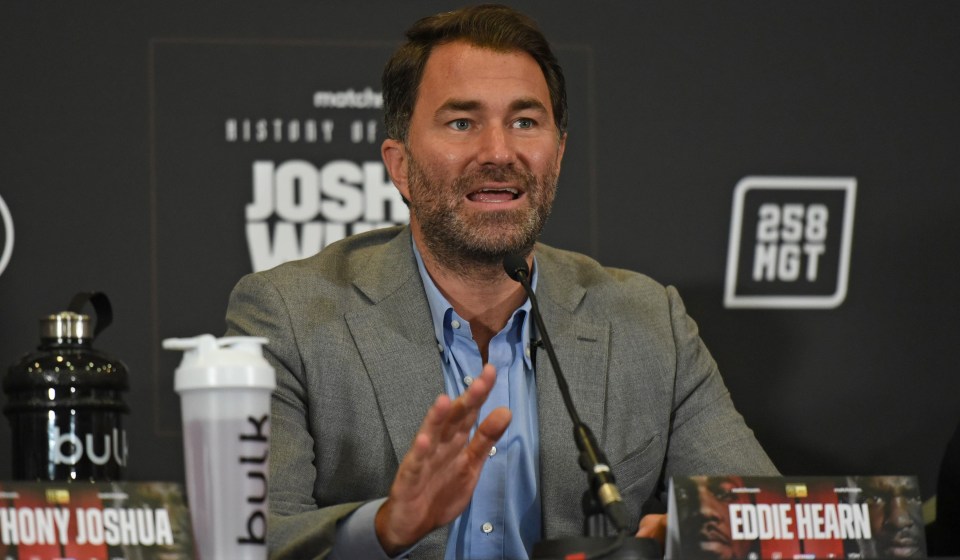 Hearn has promoted Joshua since his professional debut in 2013