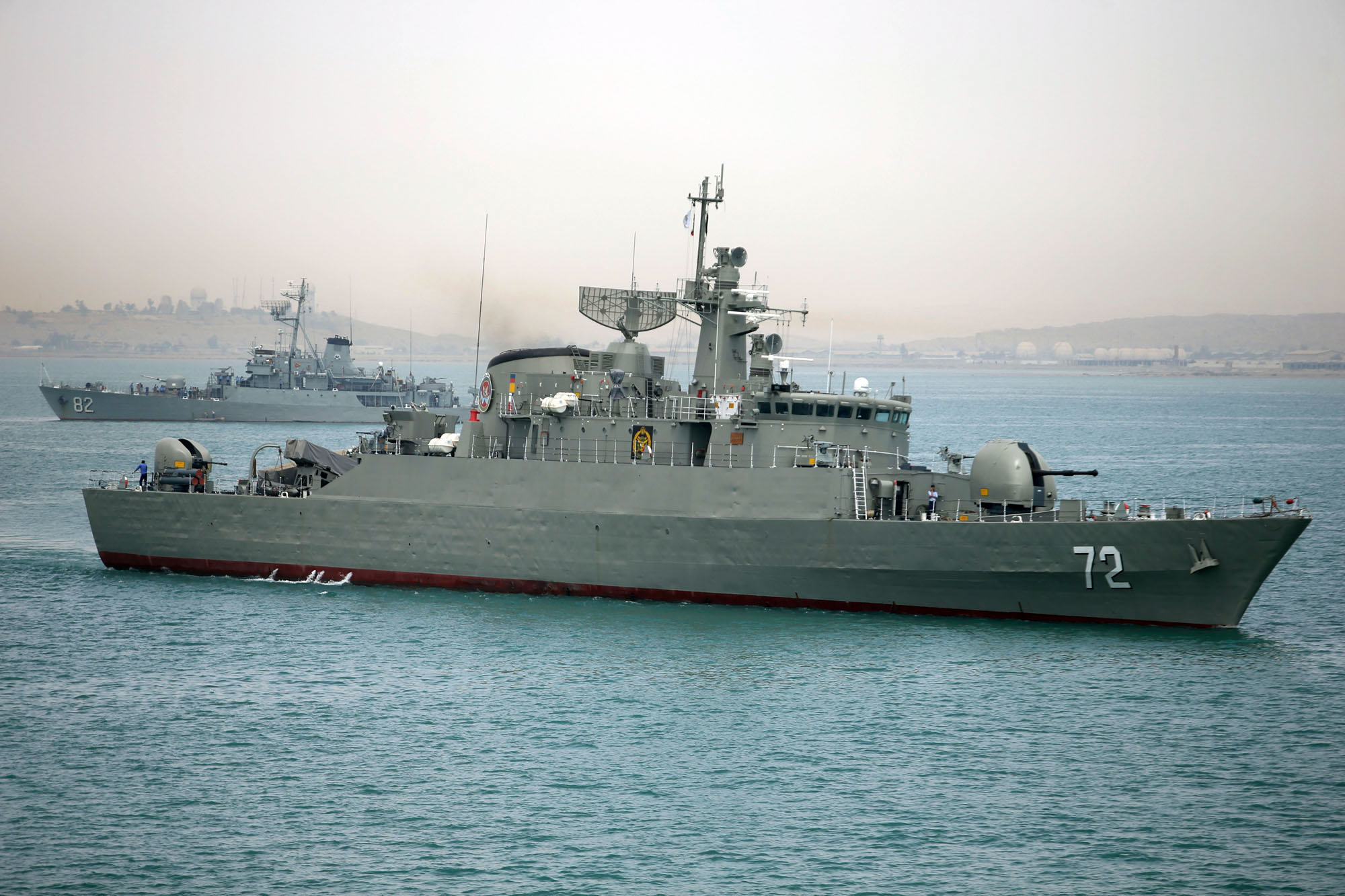 Iranian warship Alborz  has been deployed in the Red Sea