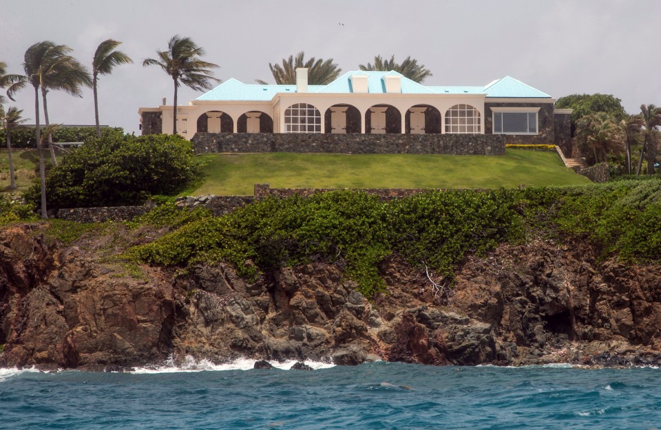 Most of Epstein's sexual crimes took place on 'Paedo island' - Little Saint James in the US Virgin Islands
