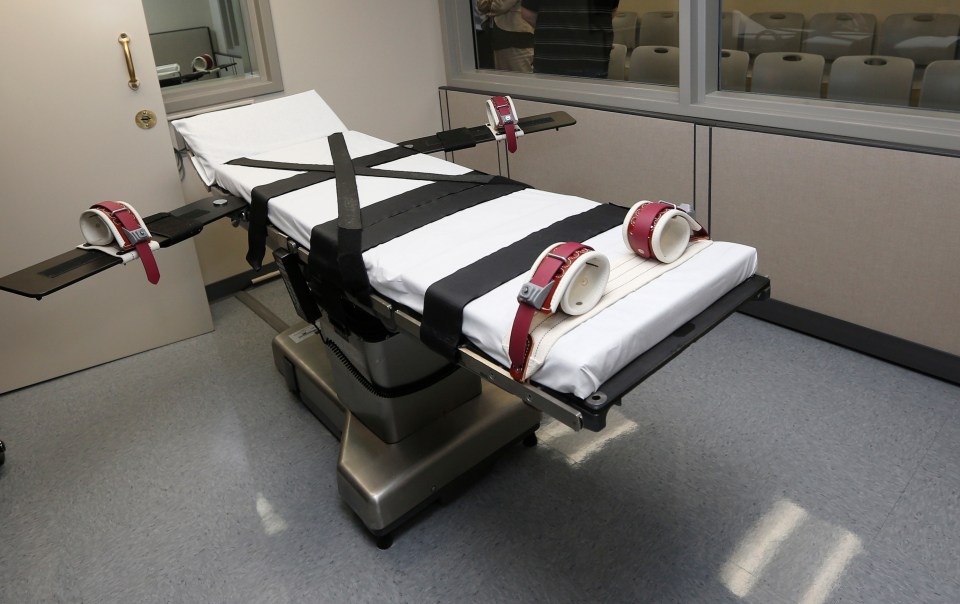 Many forms of execution require prisoners to be strapped into a chair