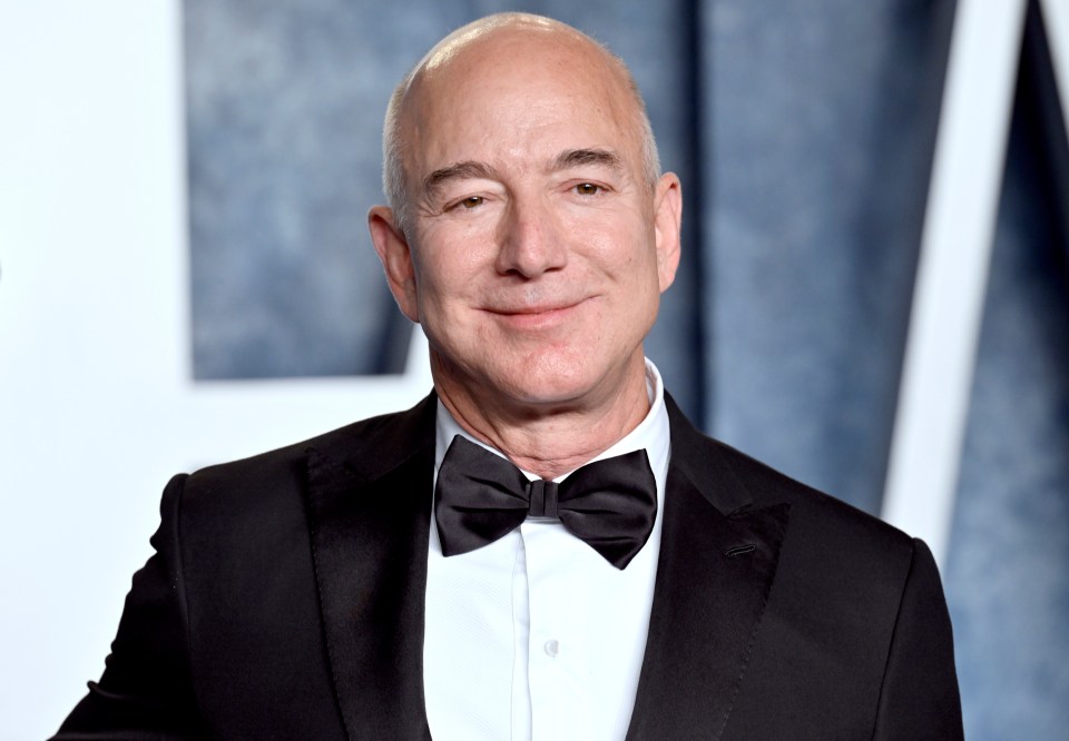 Jeff Bezos has a net worth of £138billion